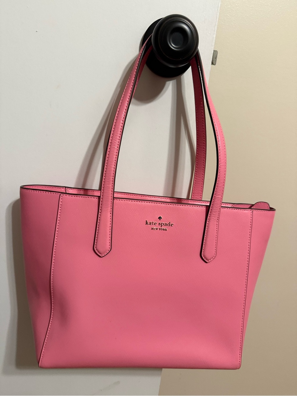 kate spade Pink Saffiano Leather Tote